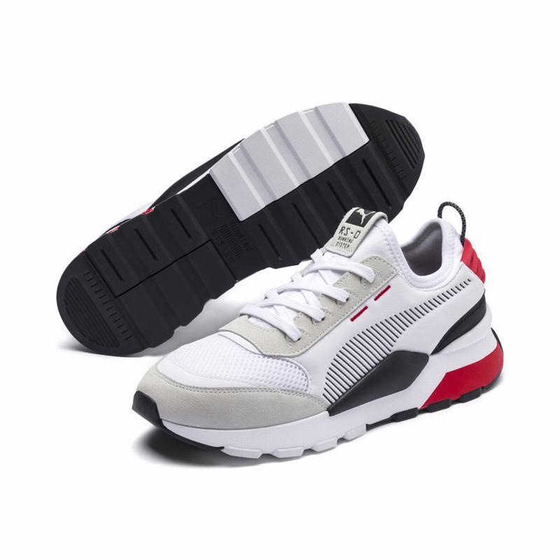 Basket Puma Rs-0 Hiver Inj Toys Homme Blanche/Rouge Soldes 298TPGNH
